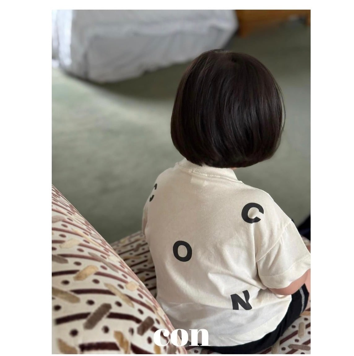 【予約】CON ロゴTシャツ 70~110