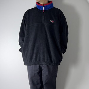 90s TOMMY HILFIGER fleece pullover XL 古着