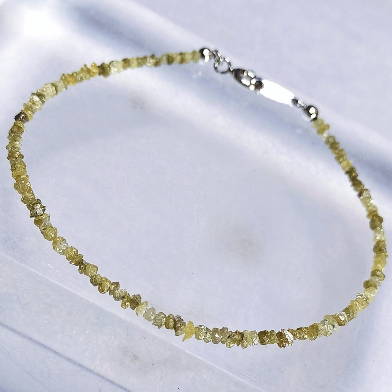 宝石 天然ブラウンジルコン 多面カット ブレスレット 約2mm 内径19cm 宝石 天然ブラウンジルコン 多面カット ブレスレット 約2mm 内径19cm