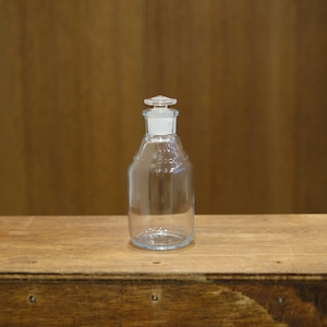 《ガラス蓋の保存瓶 250ml（目盛りなし）》保存瓶硝子栓 250 ブランク| BOROSIL LAB GLASS