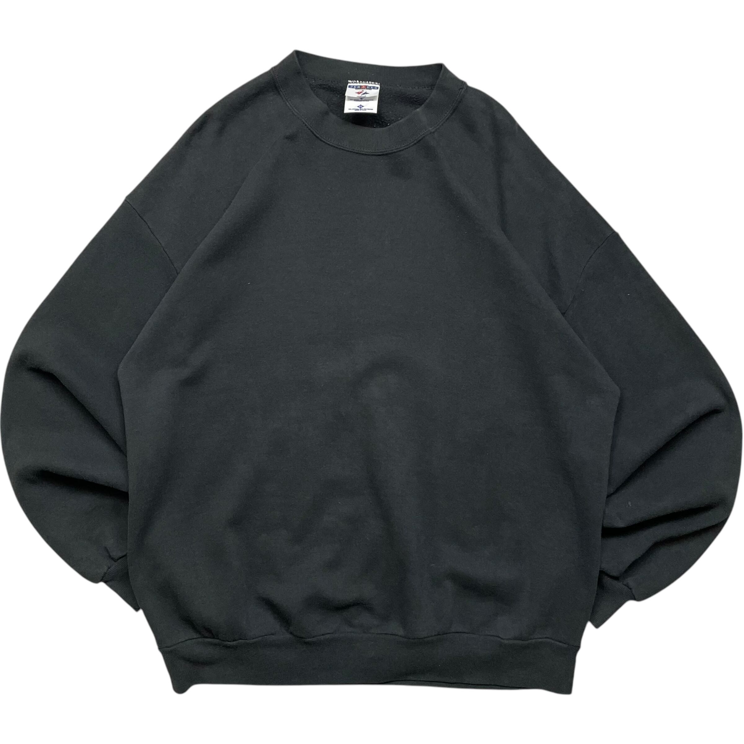 《2X》JERZEES ジャージーズ スウェット 無地 ブラック USA製 90年代〜 no.6225