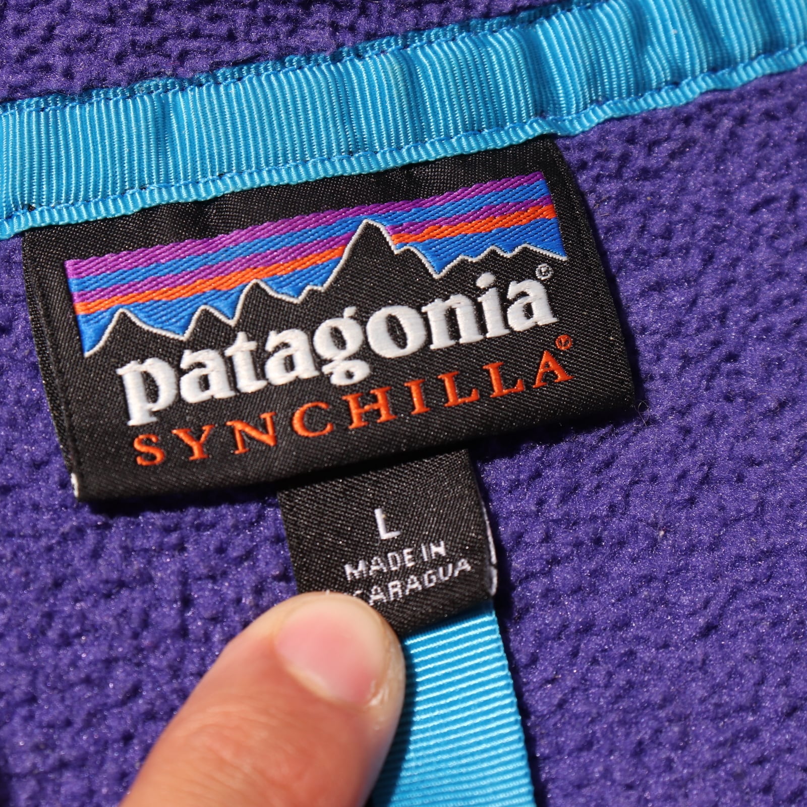 L 紫 15年 シンチラ スナップT パタゴニア フリース patagonia ...