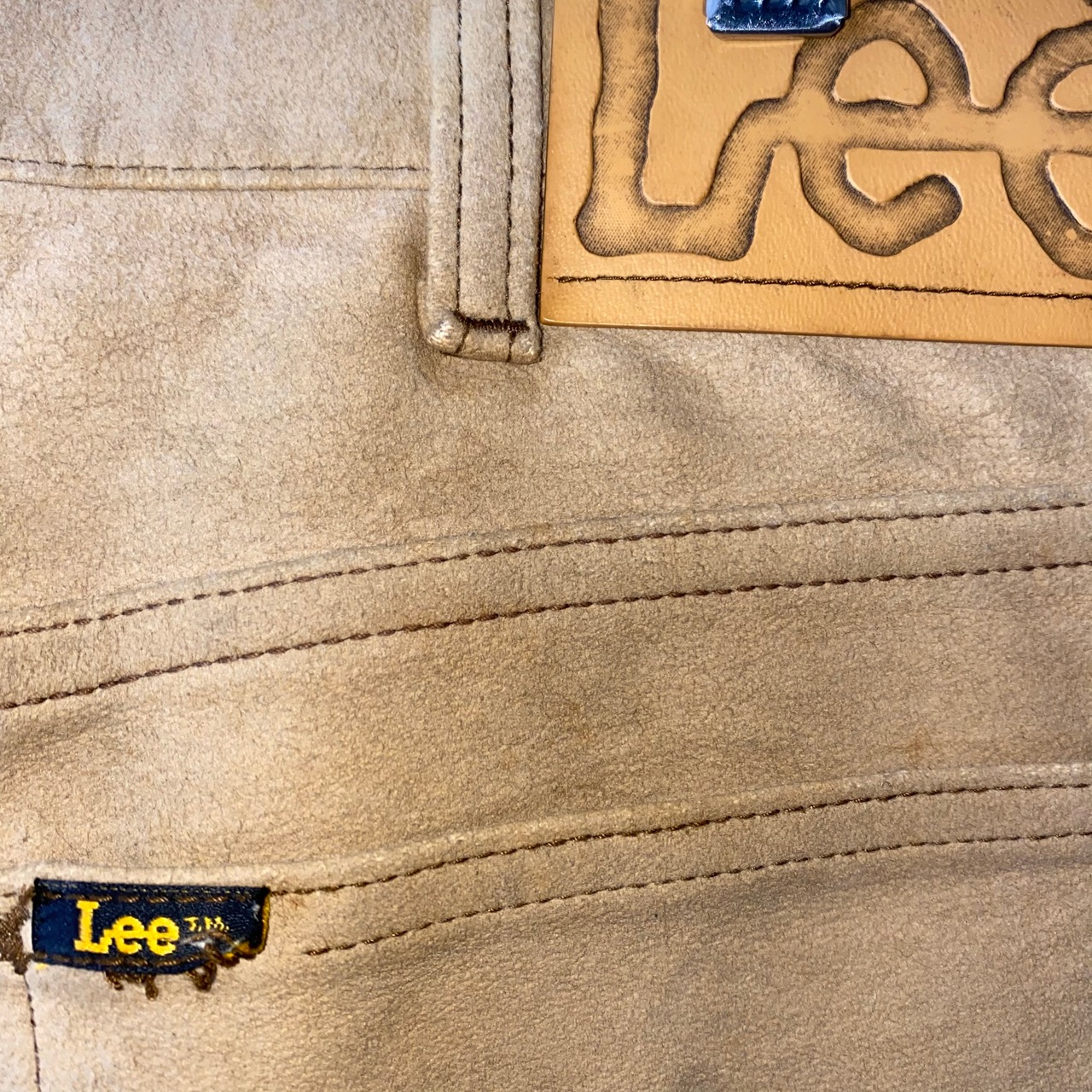 vintage 1970’s LEE fake suede pants