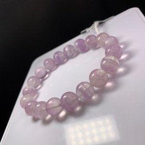 f12 希少カラー✩ライトピンクパープルフローライトブレスレット