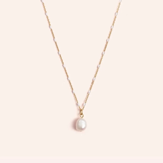 マークミレン(Marc Mirren) FRESHWATER PEARLS ルナダーンチャーム ゴールド