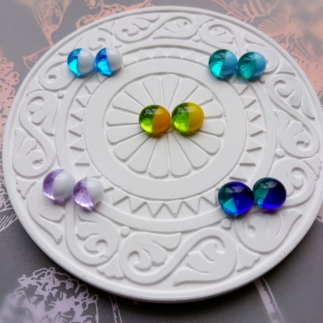 ヴェネチアンガラス　ピアス／イヤリング・【ミックス】【B】