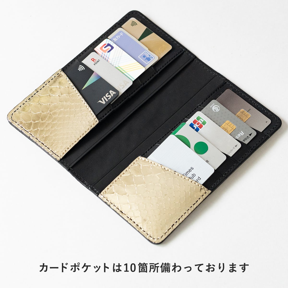 限定商品】ウォレット ステルス Mac Art パイソン(ゴールド