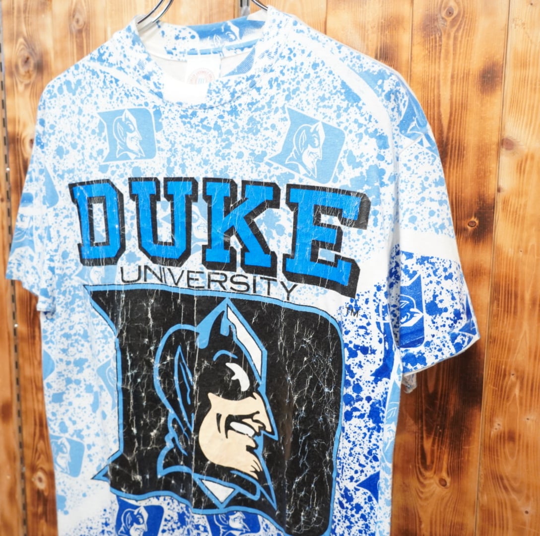 ★DUKE ビンテージ デューク大学 プリント Tシャツ ★ 80s ビンテージ ブルーデビルズ Tシャツ デューク大学 カレッジ