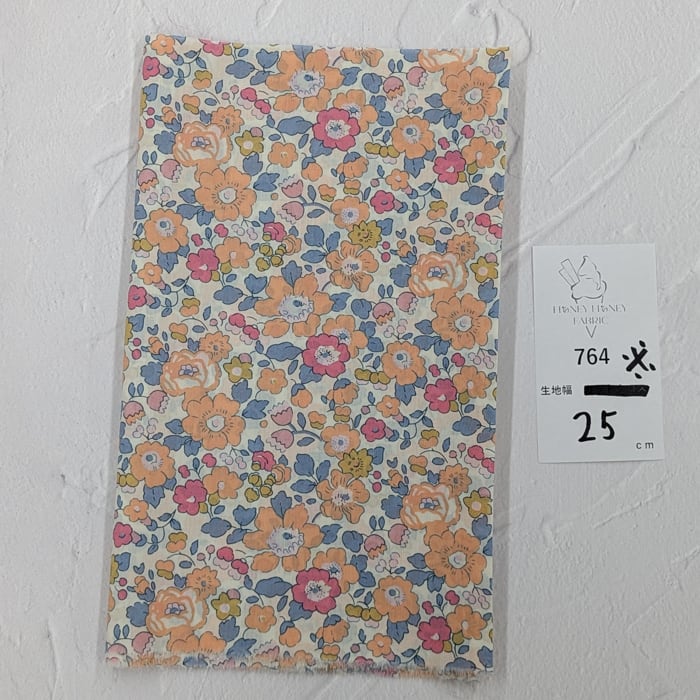 《764》◆輸入 リバティ LIBERTY タナローン カットクロス ハギレ ※