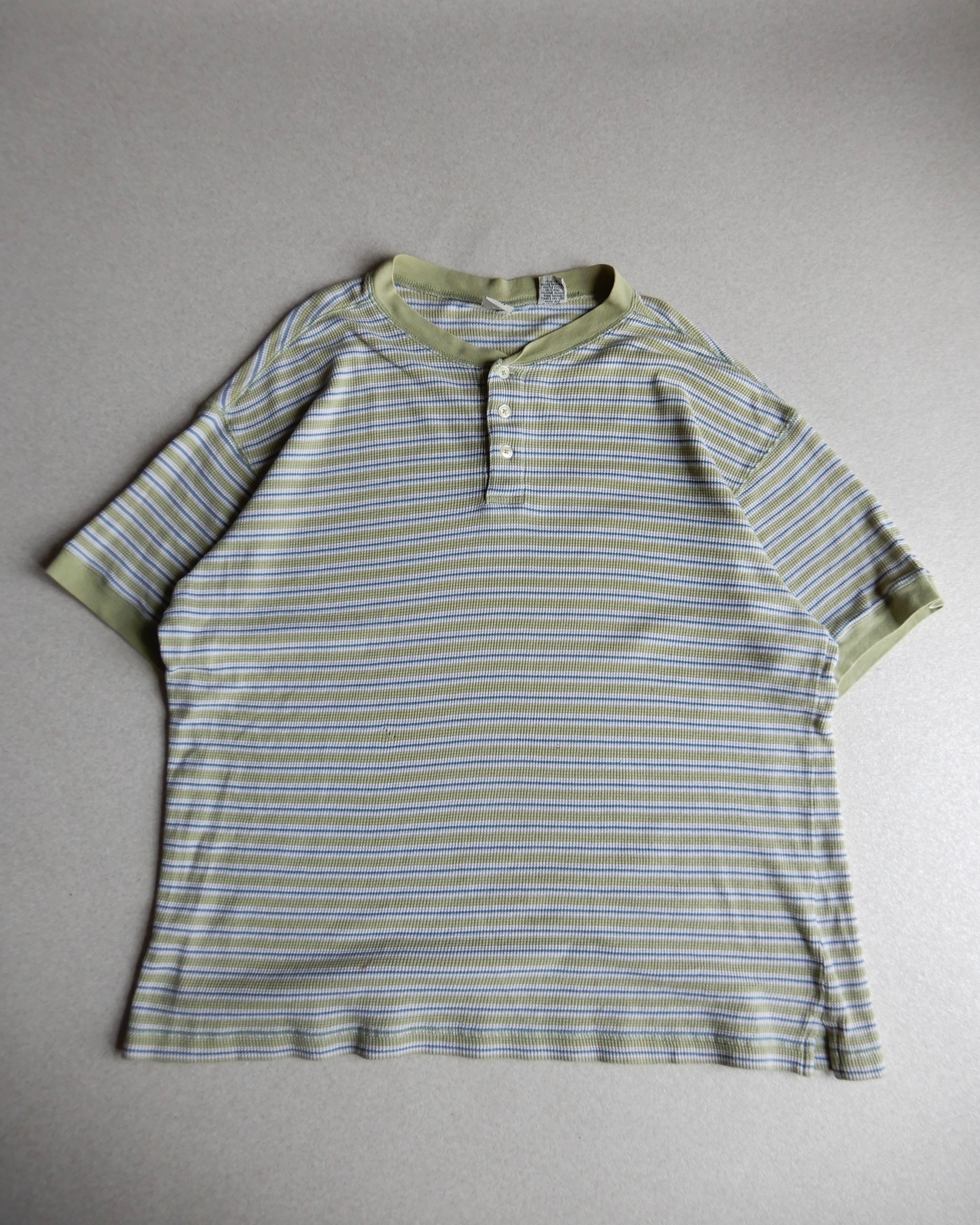 90s old gap henry-neck boarder tee / ヘンリーネック ボーダーT
