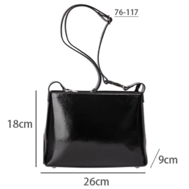 Rectangular 2way shoulder bag C1359