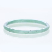 【内径 約58mm】princess/Guatemala 翡翠バングル A貨翡翠 jd_bg1399