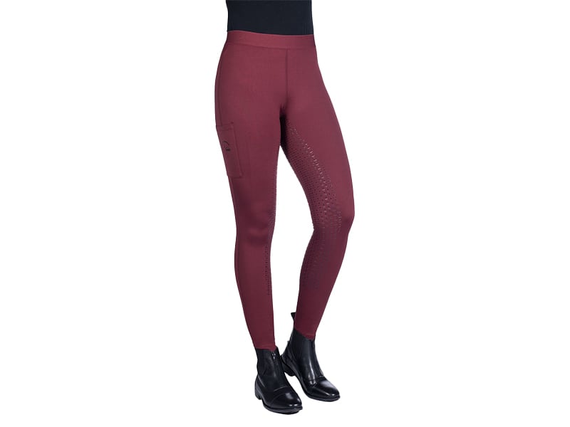 HKM　Riding leggings -Bella- silicone full seat(冬用レギンス・裏起毛）