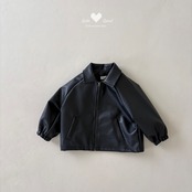 韓国子供服 / LALALAND / 26Autumn / カリロス レザージャケット / 秋服 / キッズ *XS~XL*