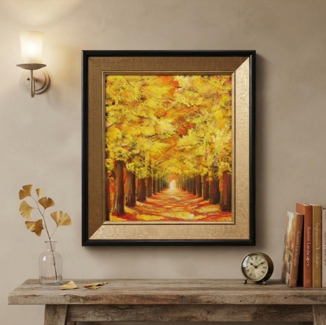 油絵 絵画 【ピンクの夕焼け】 | HIROSHI1990