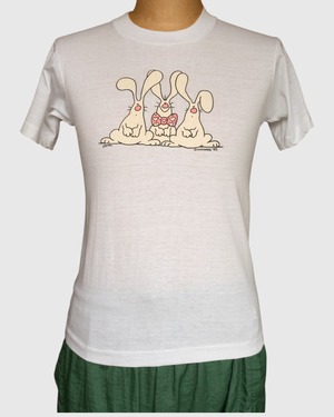 【古着】"Jim Benton" 3匹のウサギT