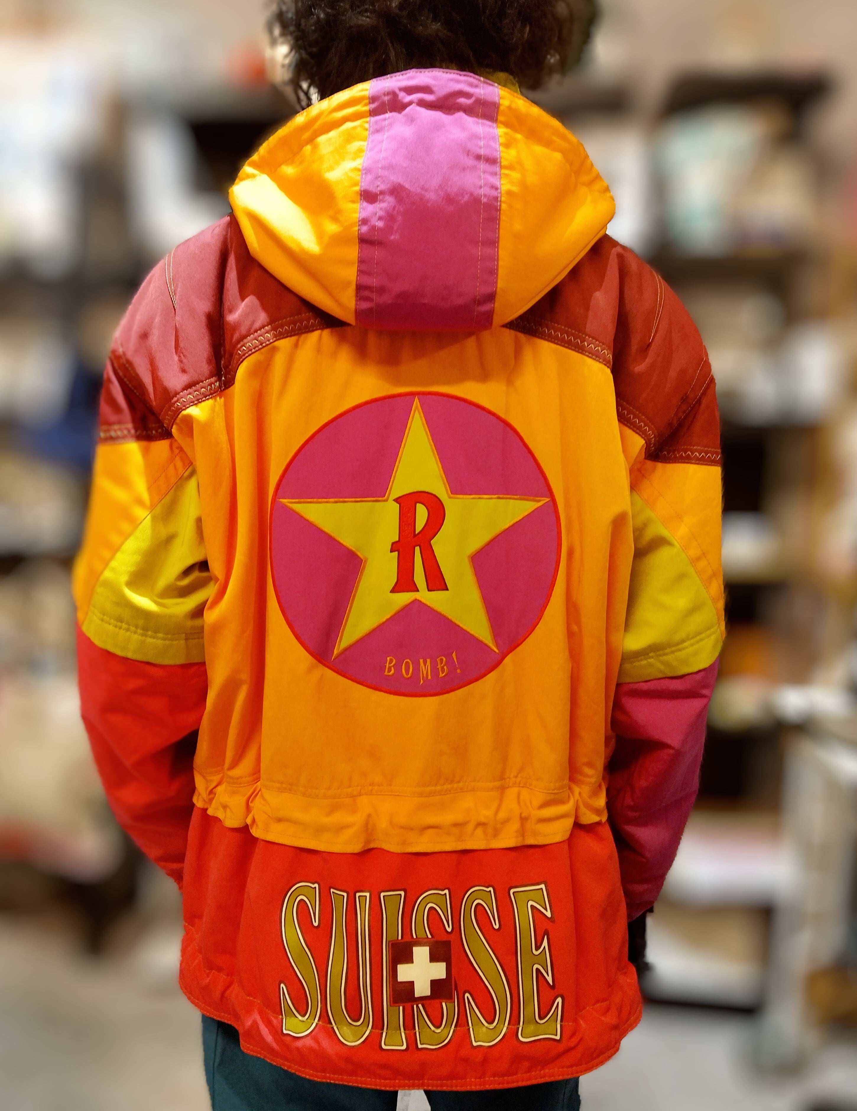SALE 極美品 '90 Rare vintage GoldWin Rodeo Bomb Ski Race Jacket