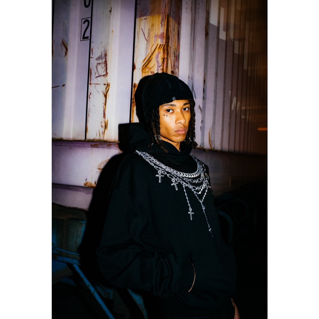 LAST NEST / necklace hoodie