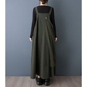 レイヤード チュール サスペンダースカート 00355