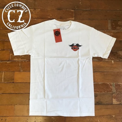 Cycle Zombies "FREEBIRD" 胸ロゴ Tシャツ