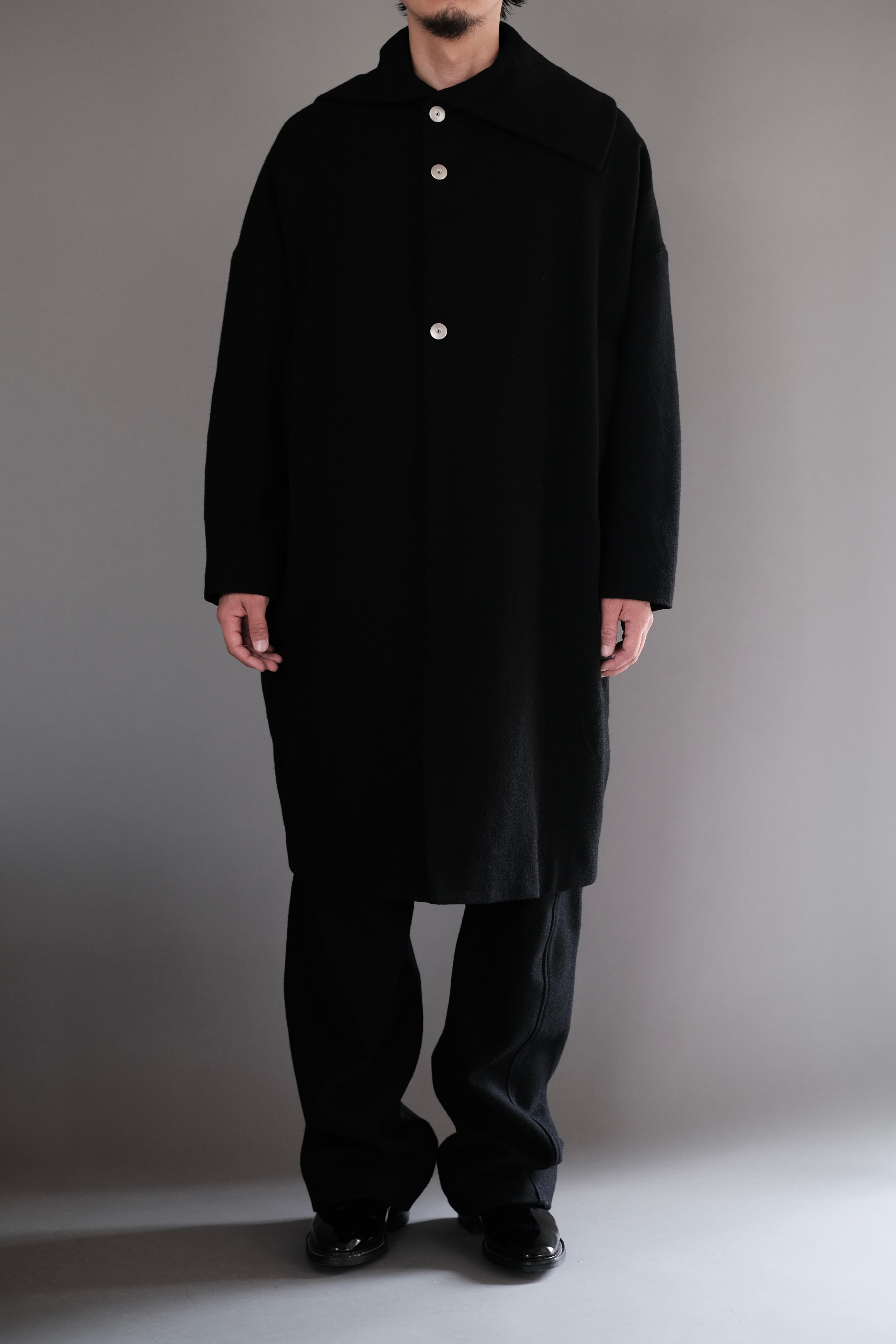 OMAR AFRIDI / DISTORTED COCOON COAT | LIVING