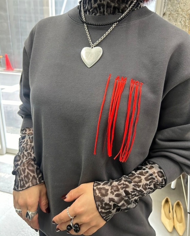 MINI SISYU FRINGE SWEAT