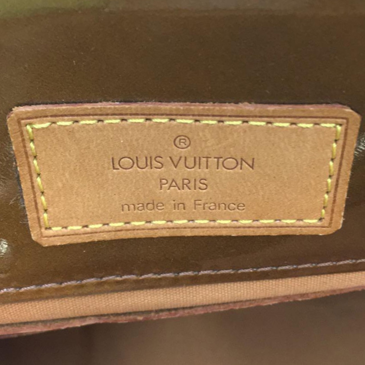 LOUIS VUITTON(ルイヴィトン)モノグラムヴェルニエナメルバッグ/ブラウン