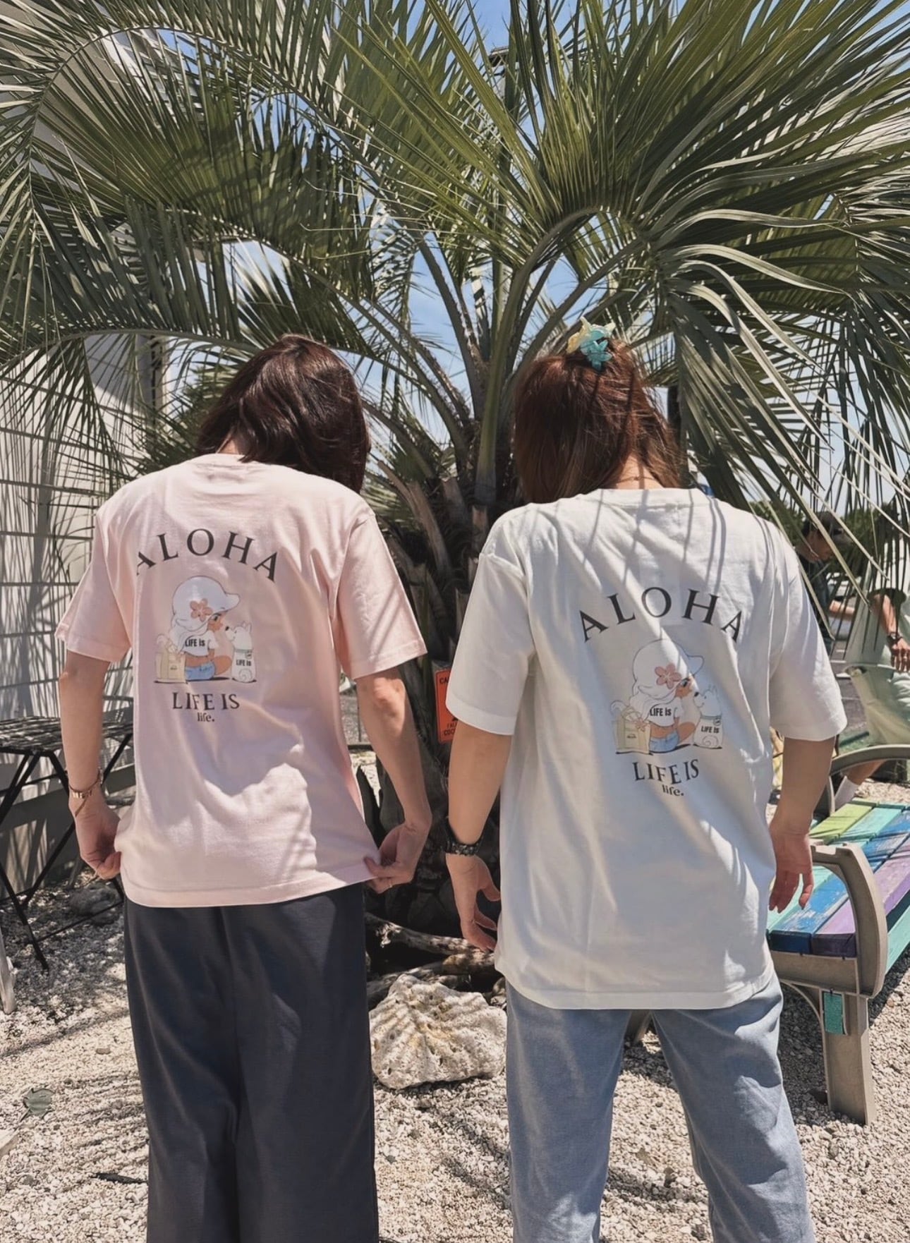 LIFE is × mapuaコラボ Lani 半袖Tシャツ ¥6,800+tax