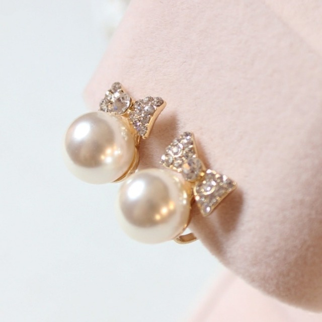 Grace pearl pierce & earring　M722