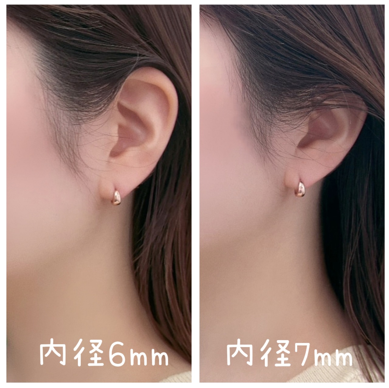 Drop mini Pierce(pinkgold)