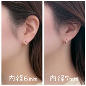 Drop mini Pierce(pinkgold)