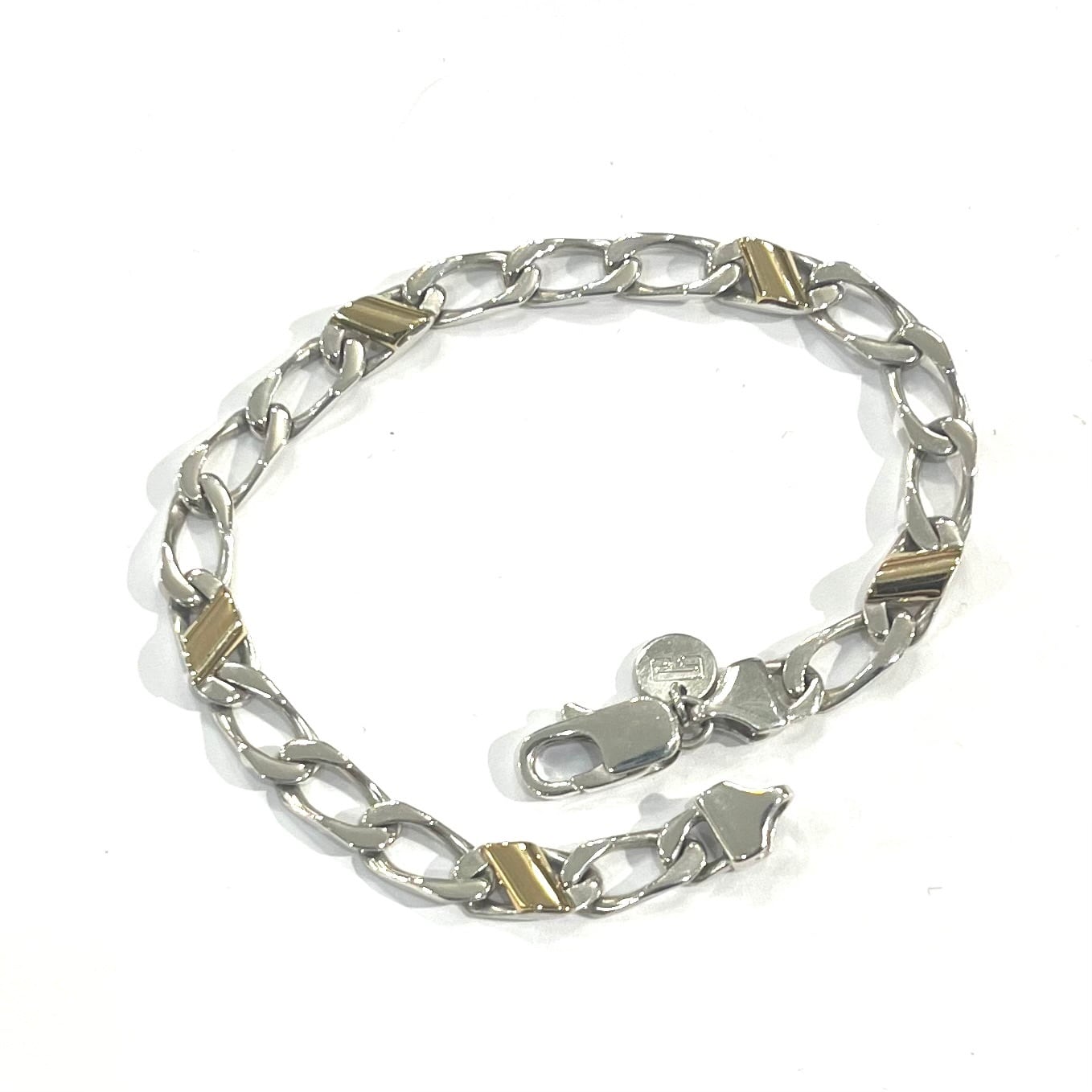 艶と18K 【TIFFANY&CO.】 2558 コンビカラーブレスレット シルバー925