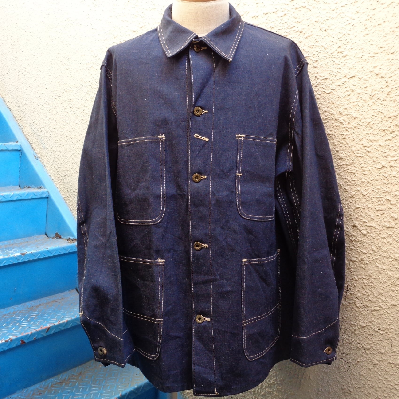 40's Denim Coverall／40年代 デニム カバーオール | BIG TIME