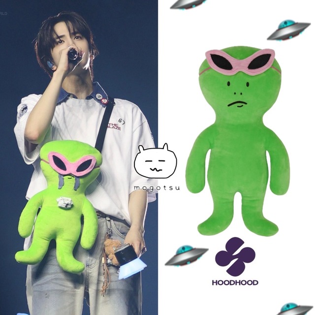 ★THE BOYZ ヨンフン / ソヌ 着用！！【HOODHOOD】Big Size Alien