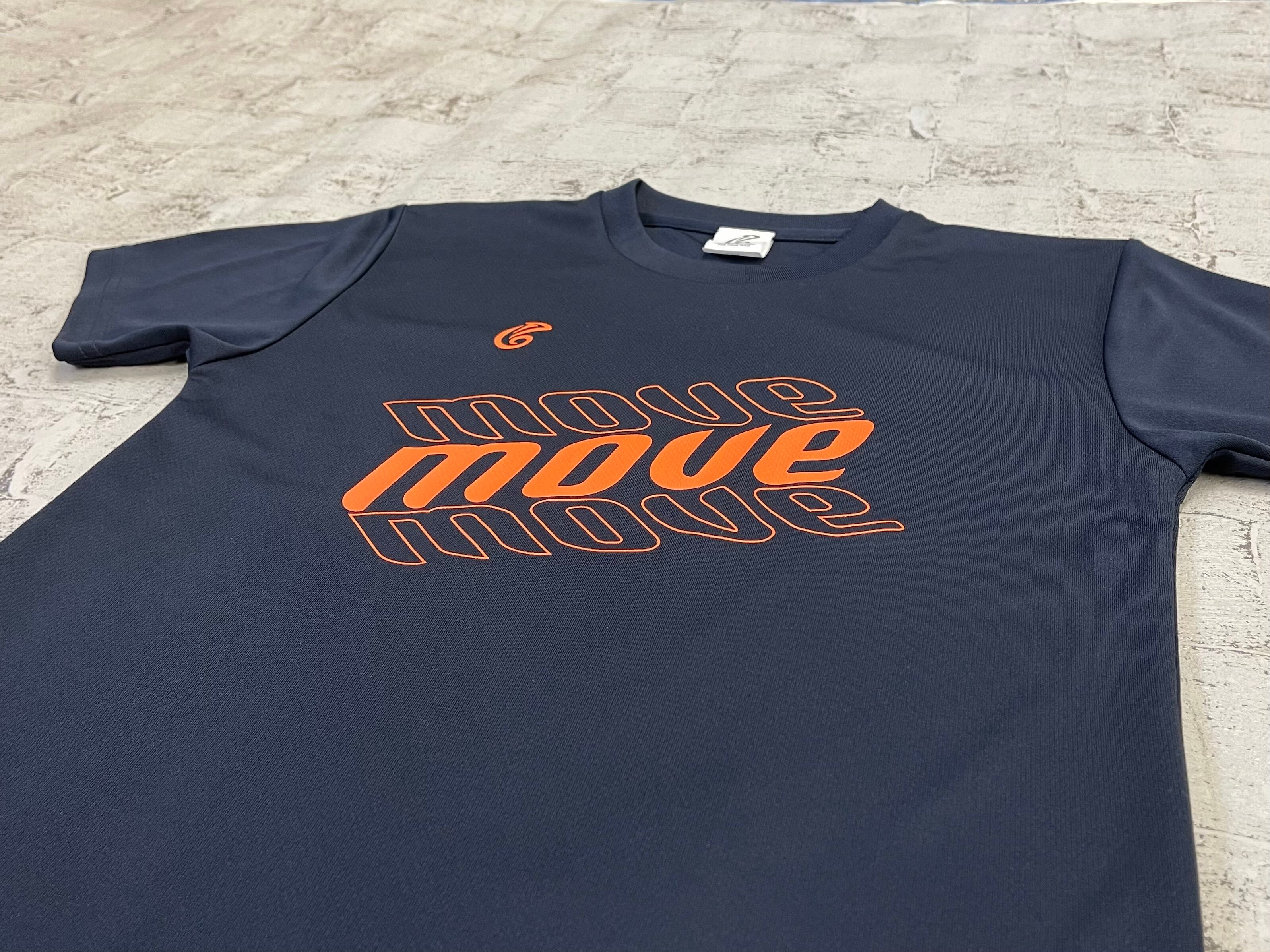 ジュニア ドライTシャツ 25JTB【navy × orange】