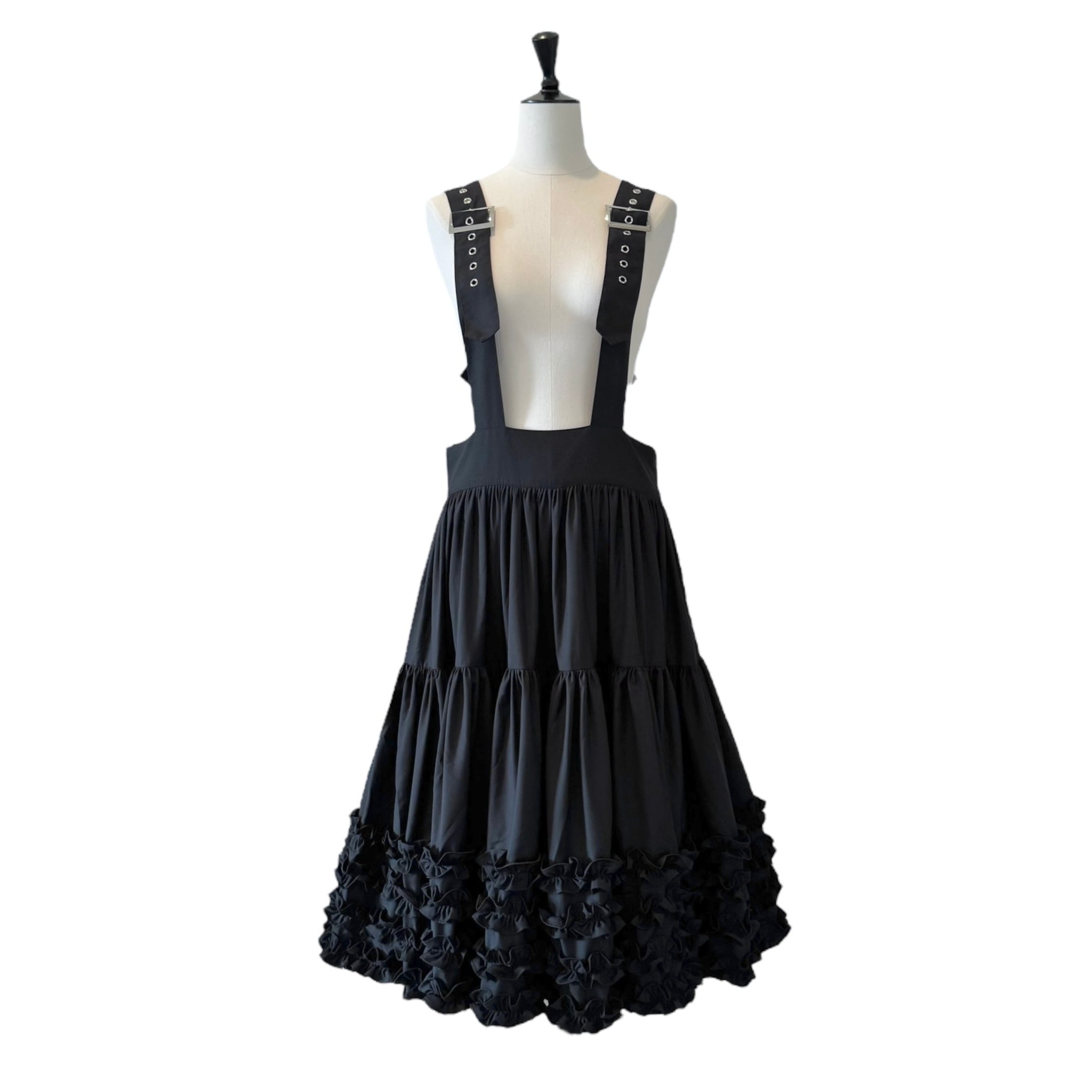 吊りリボンスカート BLACK 002 | HEIHEI