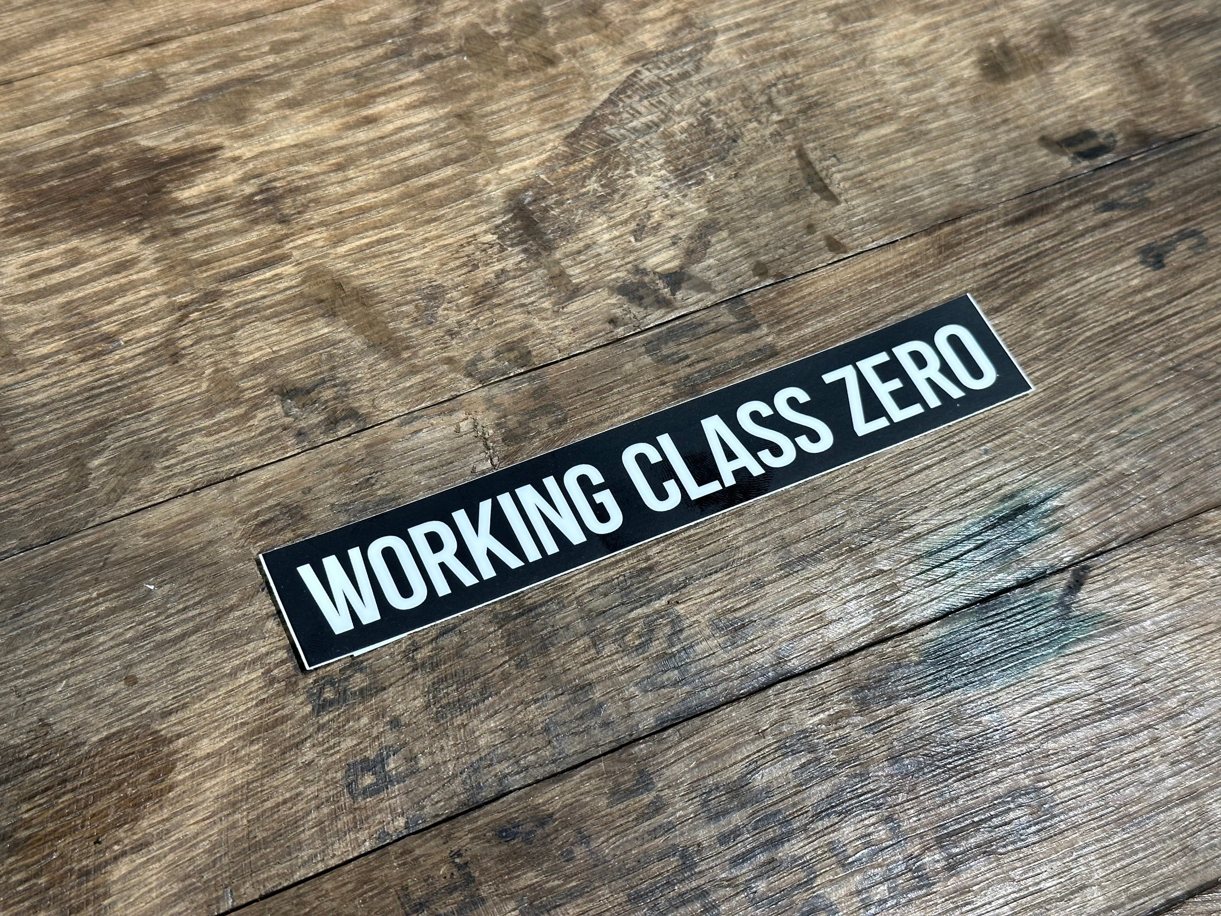 WORKING CLASS ZERO/standard logo sticker 6inch