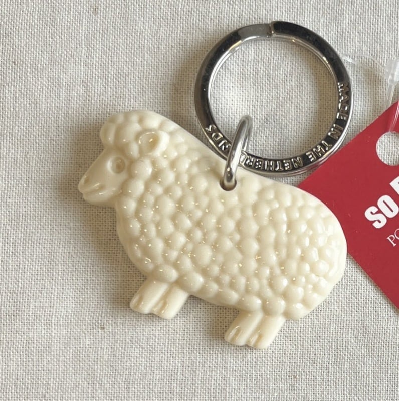 So Danish リサイクルキーチェーン (SHEEP) IVORY | diagrande
