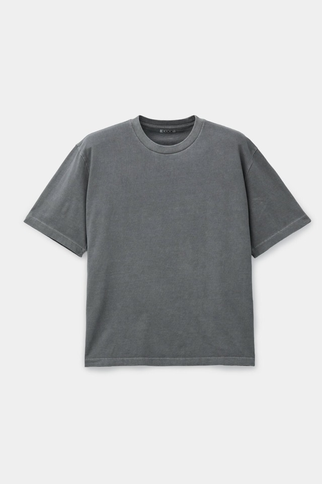 [COOR] Pigment-dyed cotton T-shirt (Washed Gray) 正規品 韓国ブランド 韓国通販 韓国代行 韓国ファッション クール クーア クアー 日本 店舗