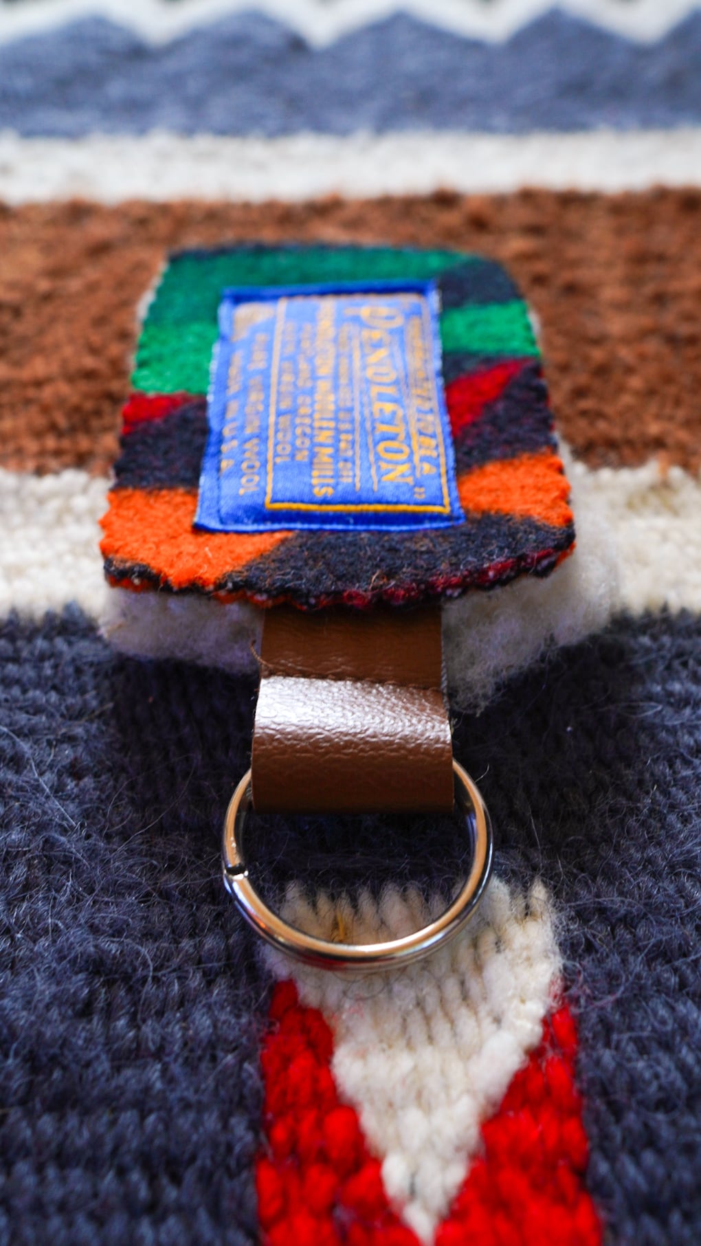 1970s】PENDLETON ペンドルトン ウール キーリング 《キーホルダー