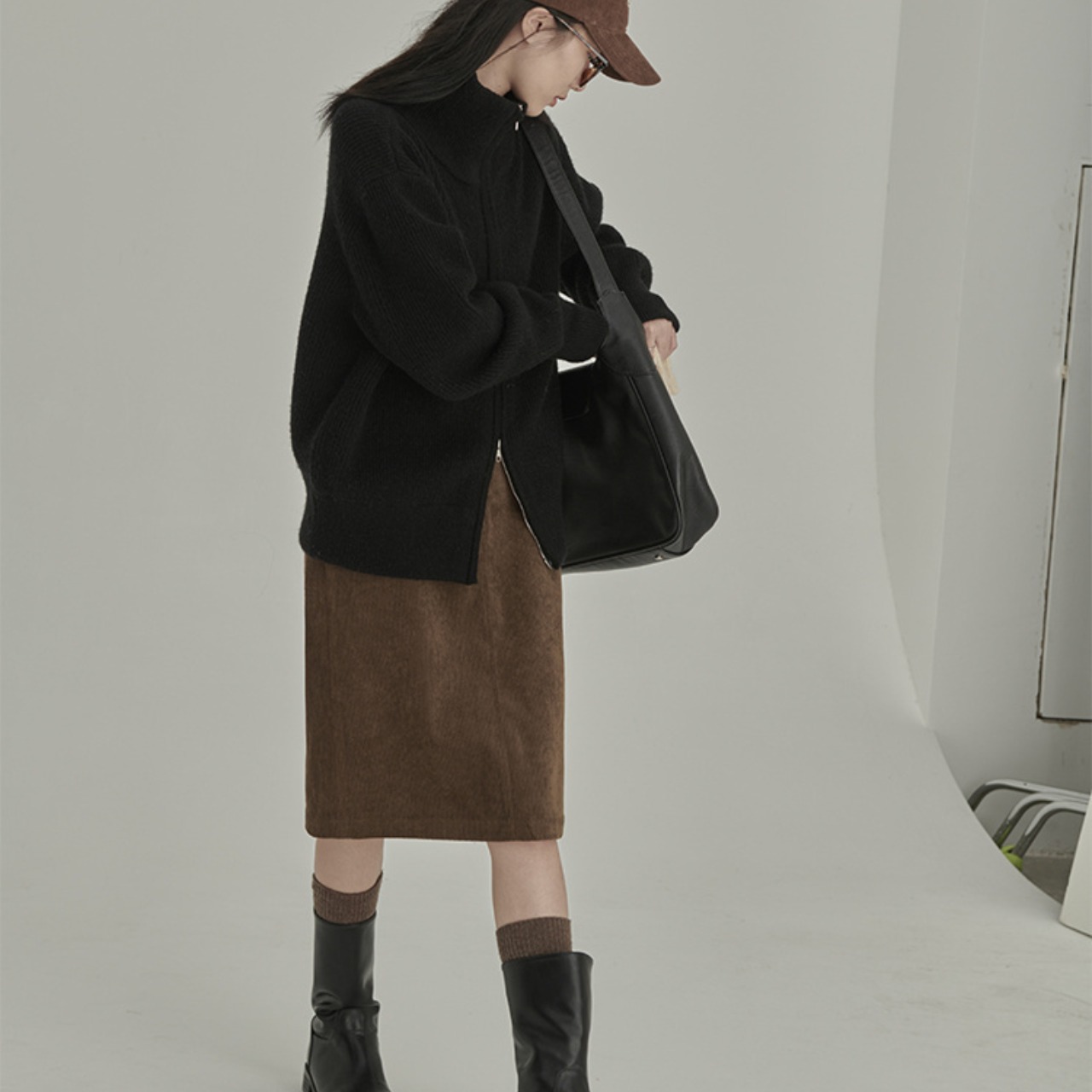 フルジップニットジャケット   F0016 - 11