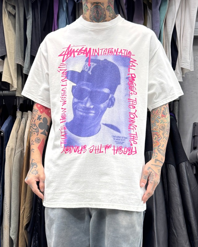 00’s old stussy Photo Design Tee “SAPPORO LTD. EDT”【高円寺本店】