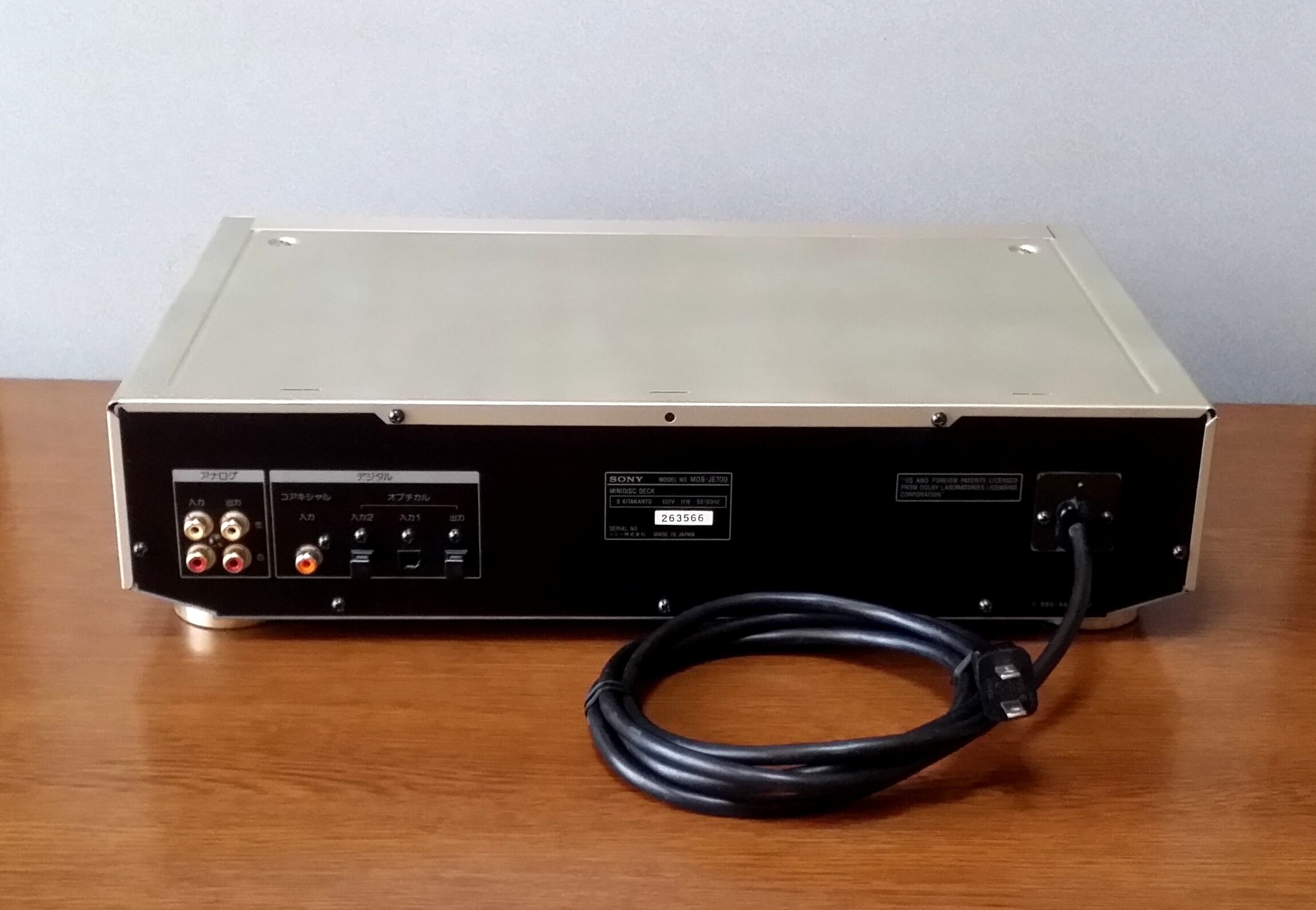 レア品 SONY ソニー MDS-JE700 MDデッキ ○ SONY/ソニー MDデッキ