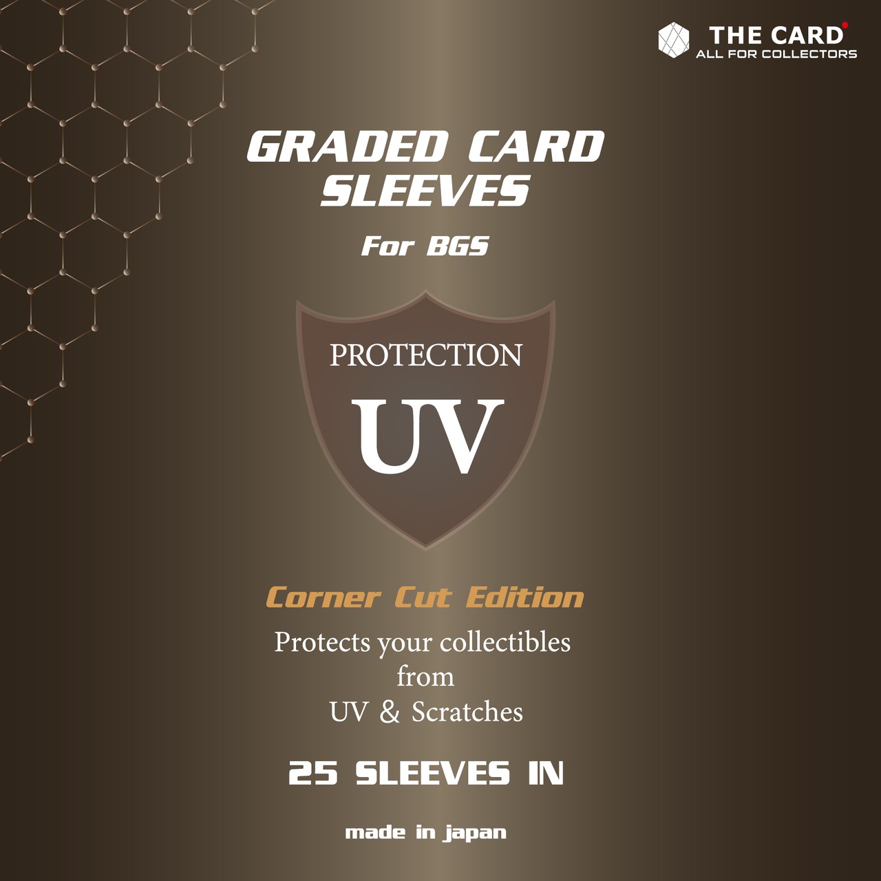 【BGS専用】UVカットスリーブNewCornerCutEdition25枚