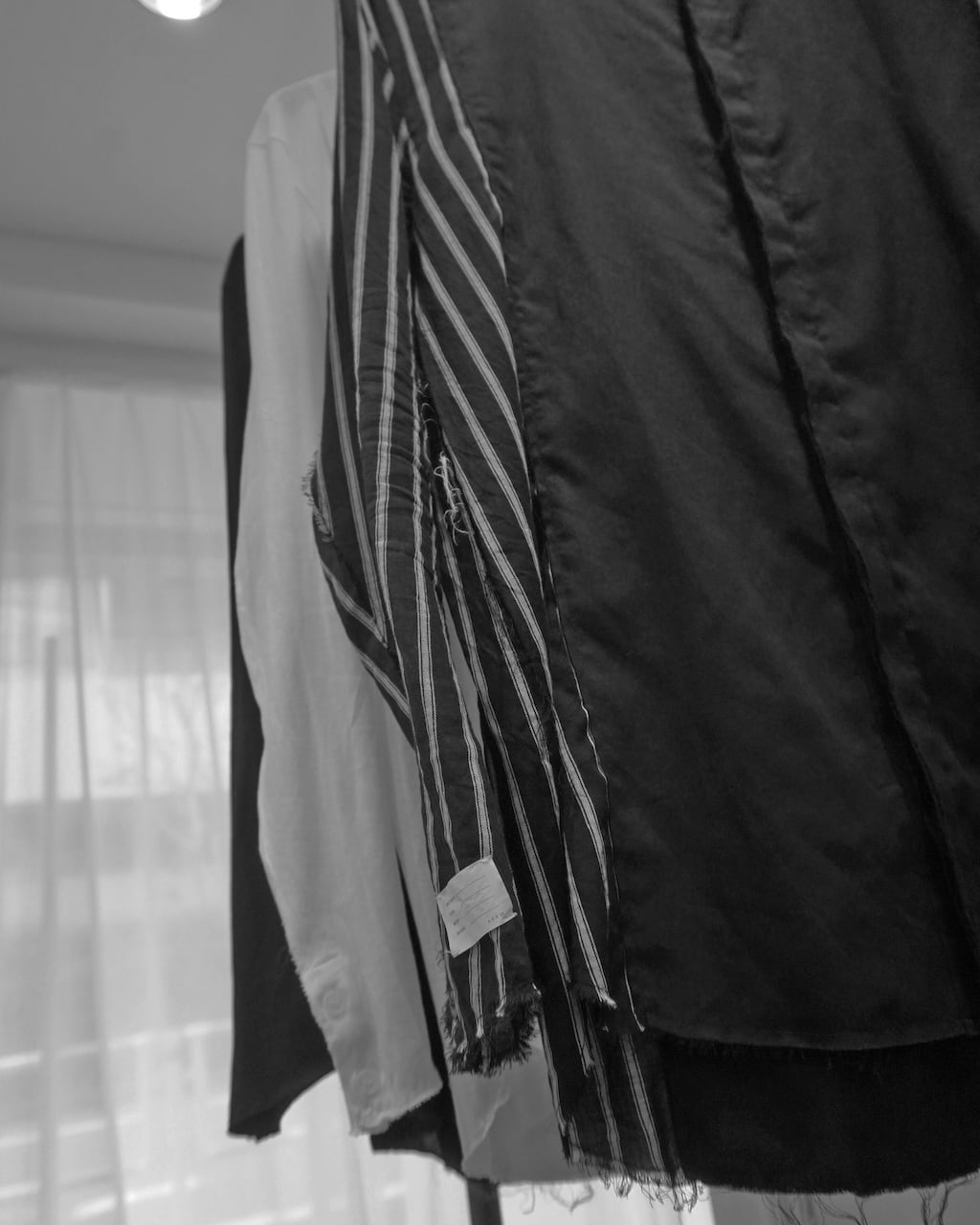 ASKYY/DOCKING SHIRTS with STRIPED/サイズ3-