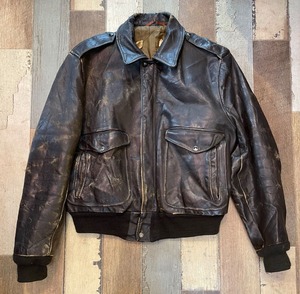 60s〜　A2 レザージャケット　アルミTALON