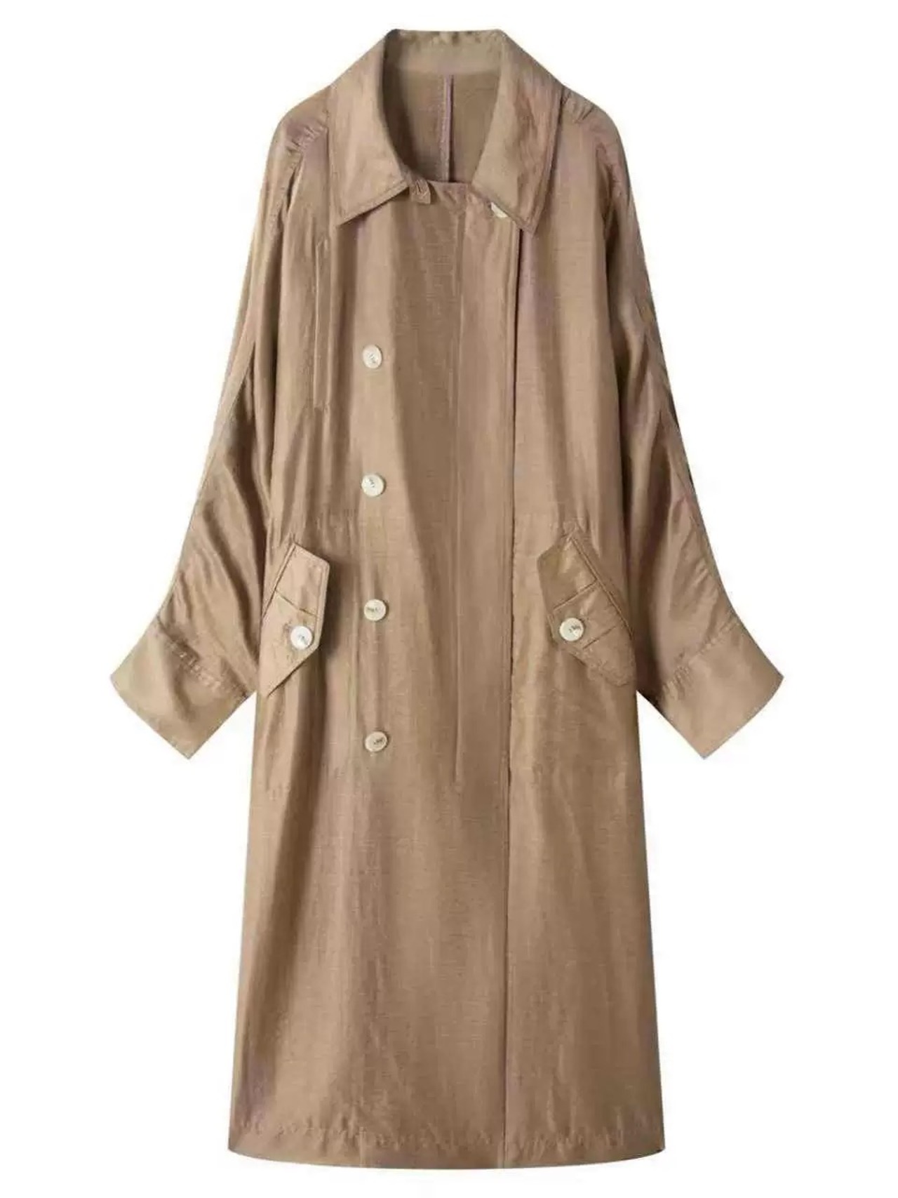 リネンブリティッシュスタイルコート