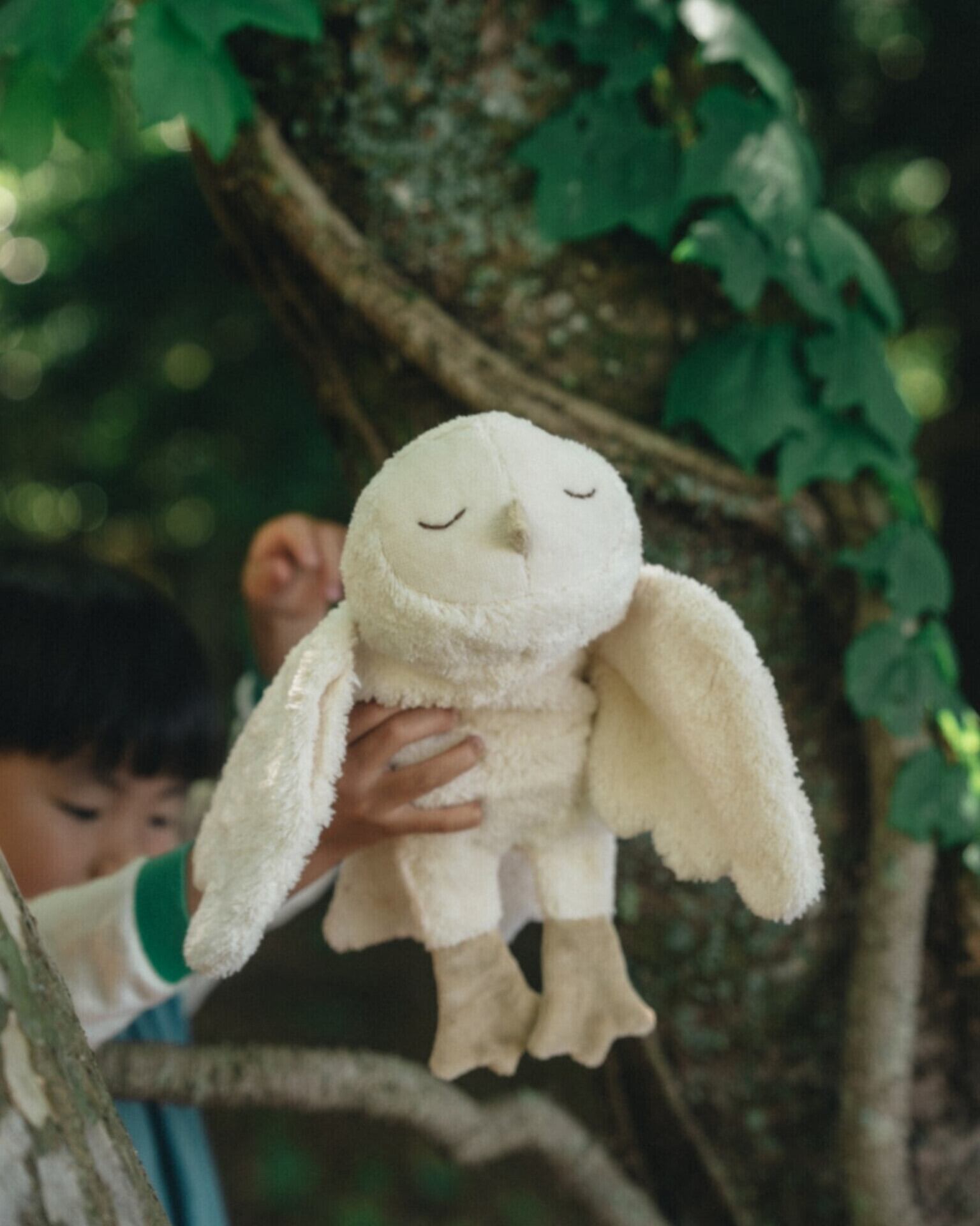 【SENGER Naturwelt】CUDDLY ANIMAL SNOWY OWL SMALL / Y21087