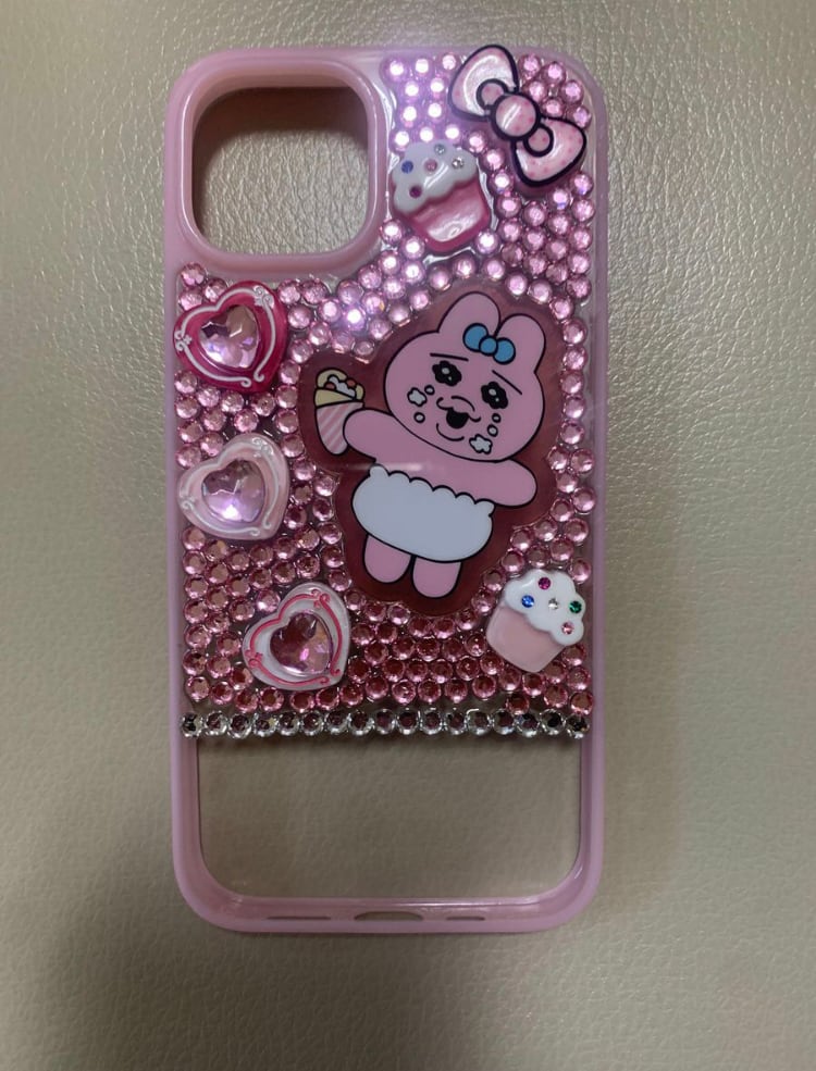 新品》おぱんちゅうさぎ デコ電 スマホケース | Mモール
