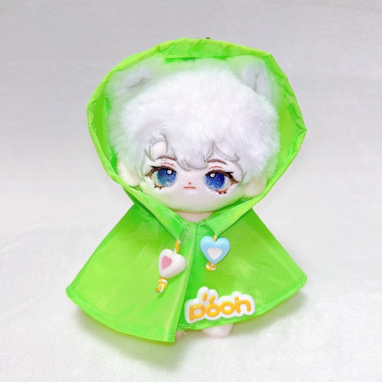 10cm】ぬい服 2色 てるてる坊主 ポンチョ 雨具 夏 | ぬい服コココ